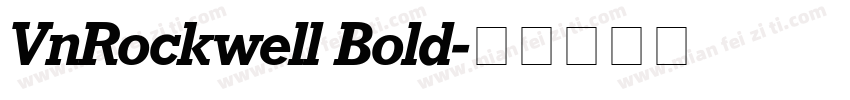 VnRockwell Bold字体转换